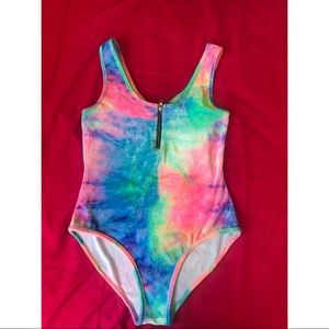 Rave Tie Dye Velvet Bodysuit